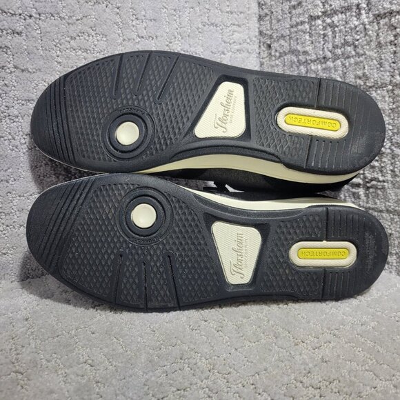 Florsheim Crossover Men's Size 8.5W US Gray Canvas Slip-On Sneakers 14405-001 - Picture 6 of 10